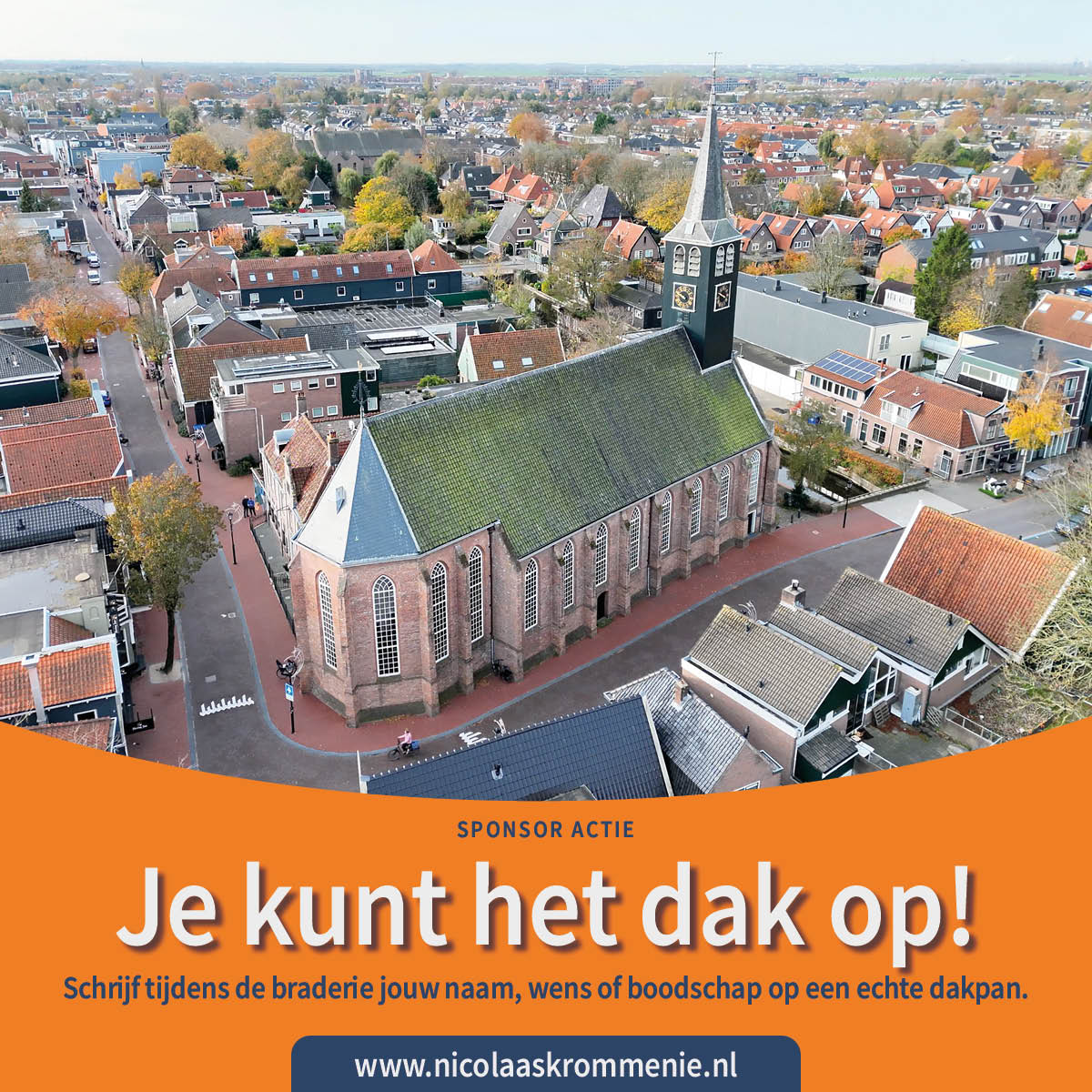 Je kunt het dak op