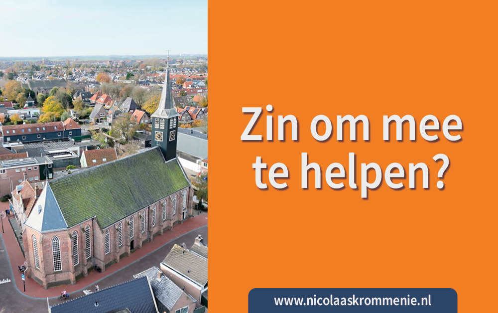 Zin om mee te helpen?